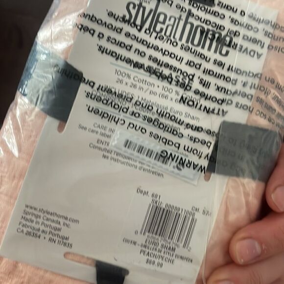 Style at Home Matelassé Envelope Cotton Sham - Picture 4 of 6